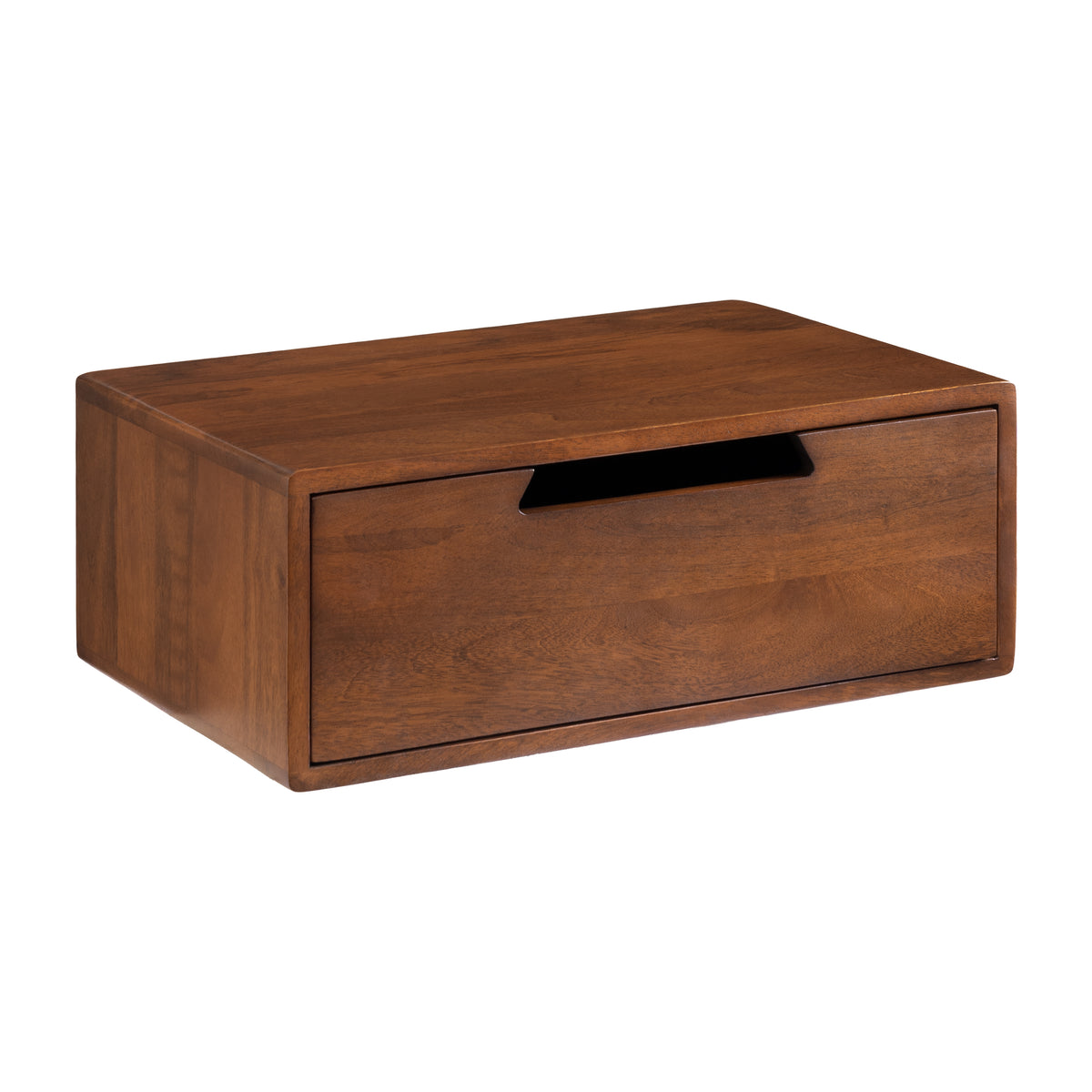 Evo Solid Wood Nightstand - Walnut