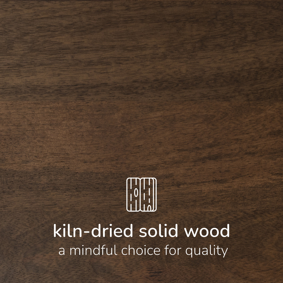 Alina Solid Wood Side Table - Hazel Brown