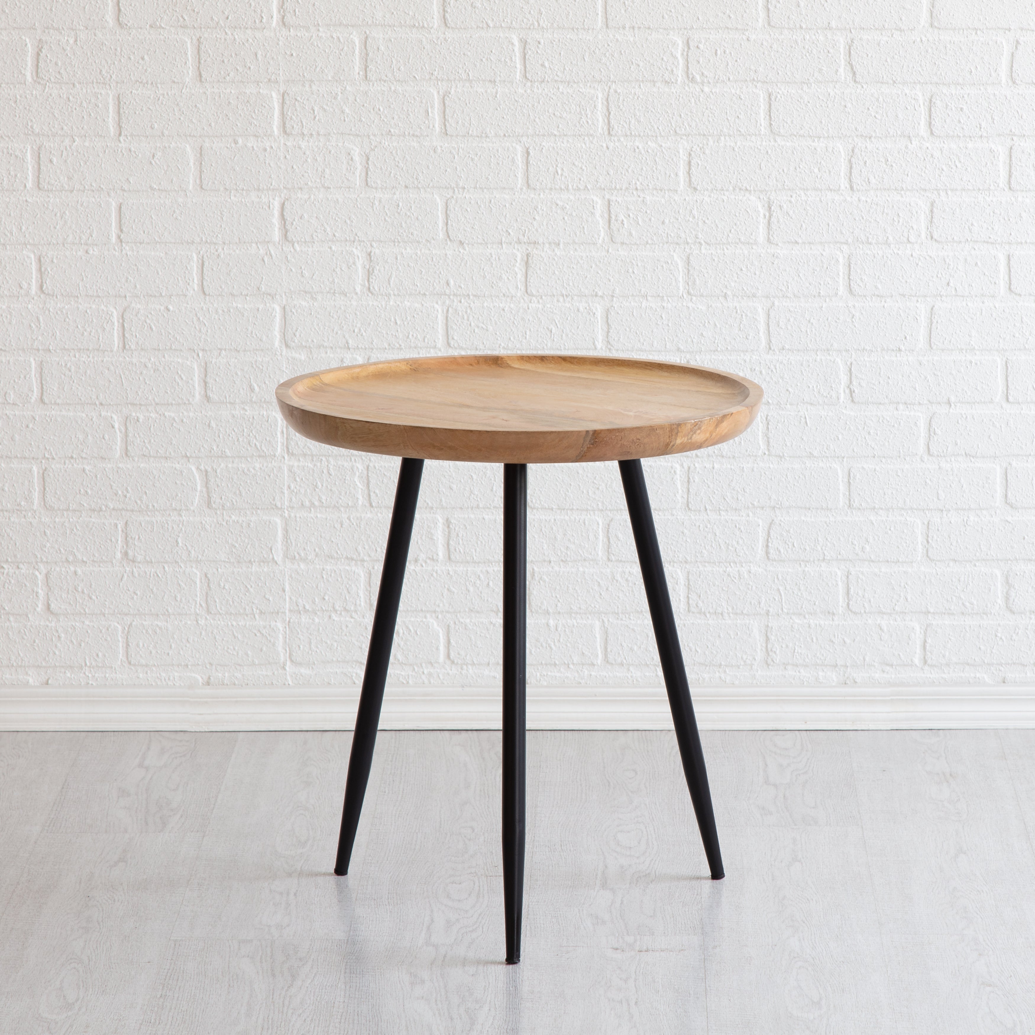 Chervey Tri Pin Side Table Large - Natural