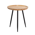 Chervey Tri Pin Side Table Large - Natural