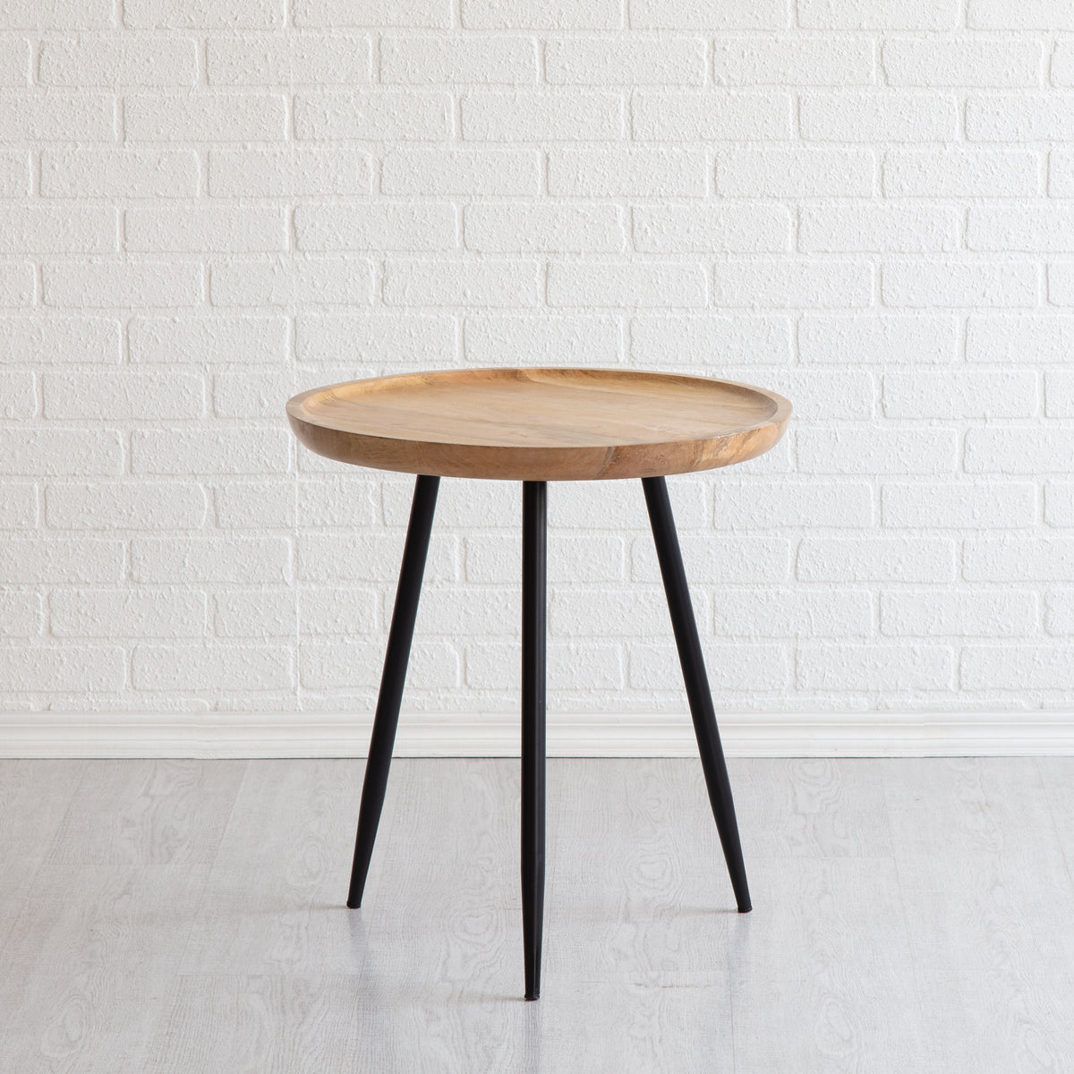 Chervey Tri Pin Side Table Large - Natural