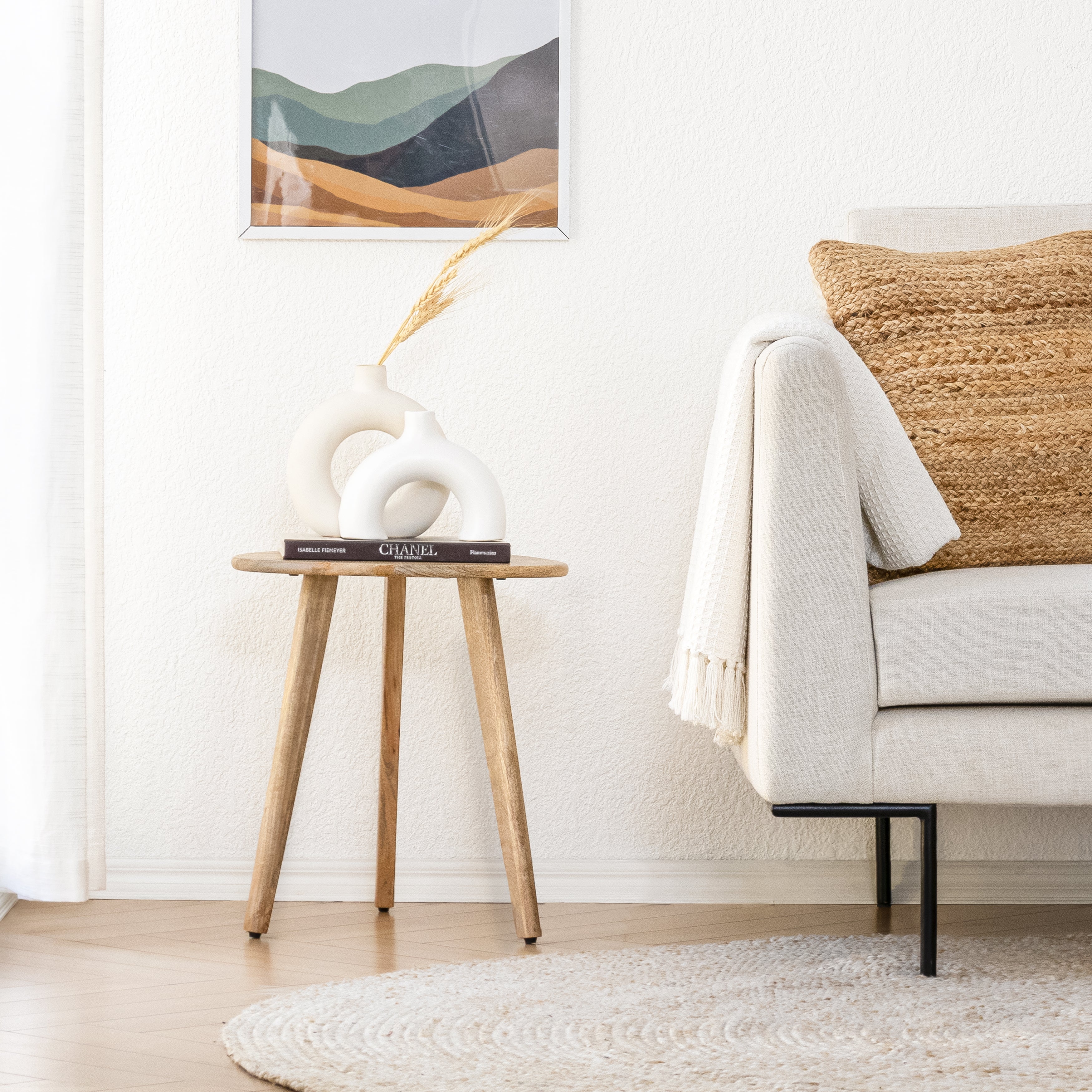 Armstrong Side Table Small - Natural