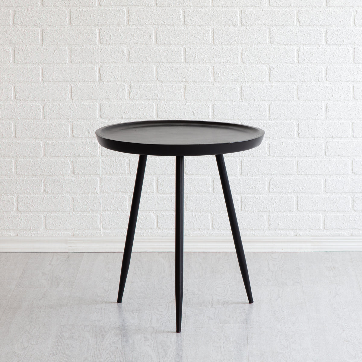 Chervey Tri Pin Side Table Large - Black