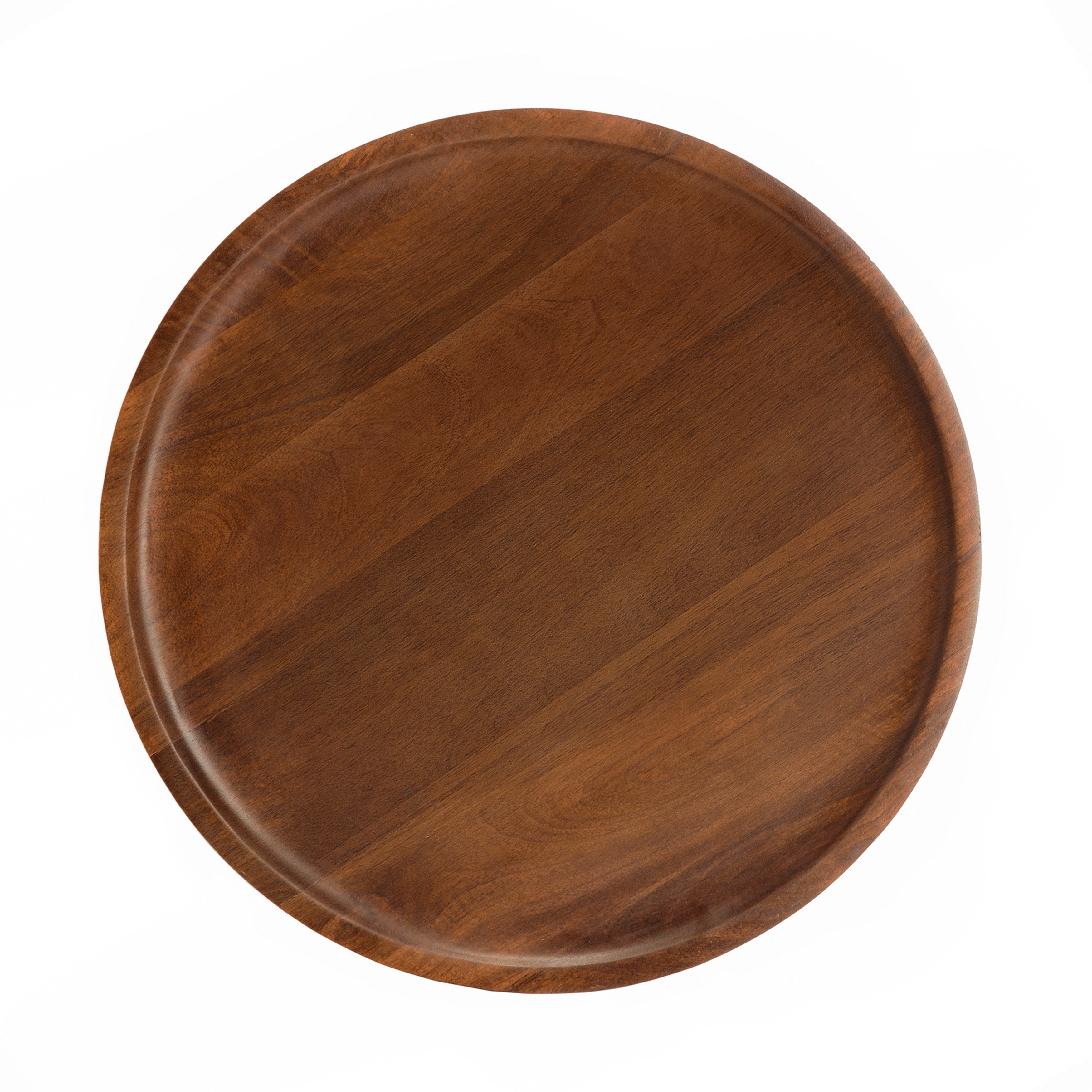 Chervey Tri Pin Side Table Large - Walnut