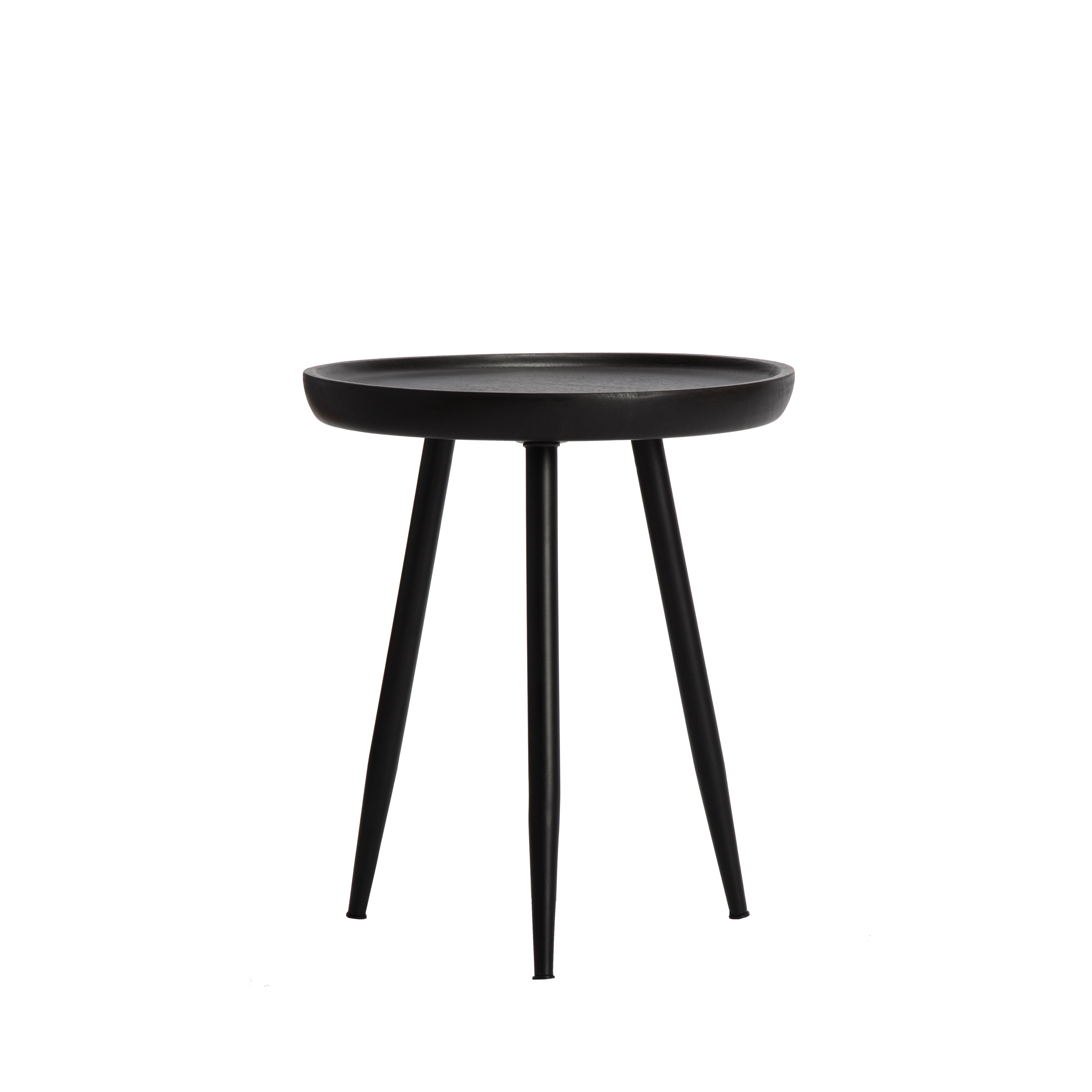 Chervey Tri Pin Side Table Small - Black