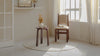 Solid wood side table lifestyle video