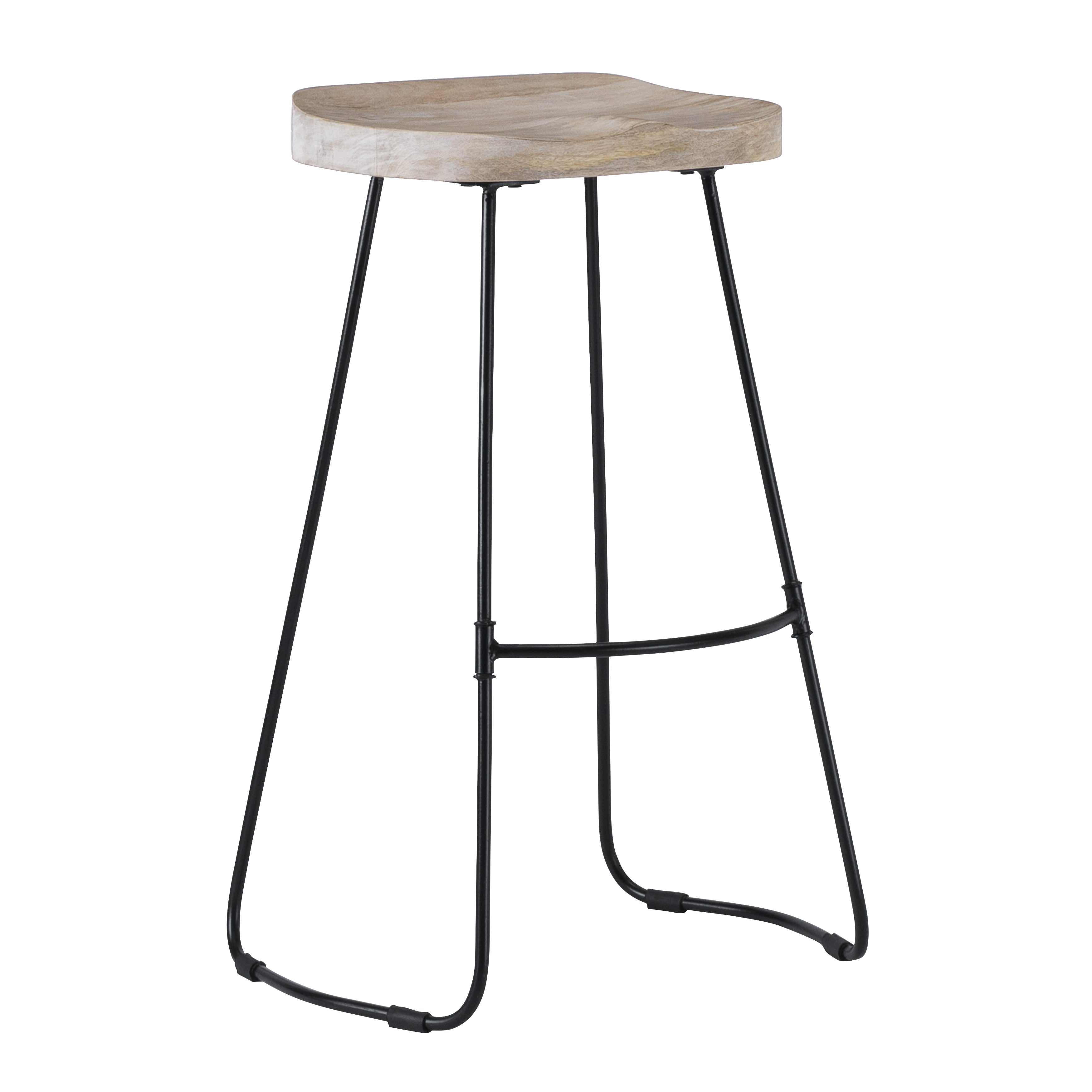 White washed wood on sale bar stools