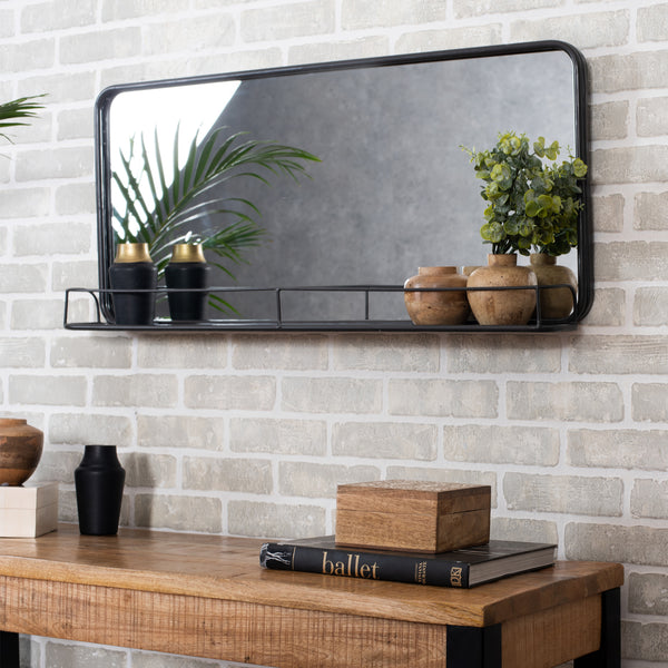 Manom Wall Mirror With Shelf